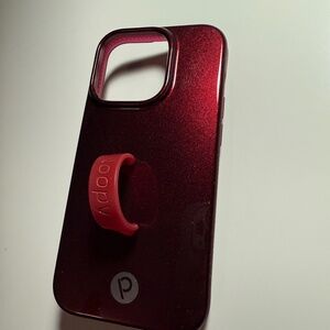 Loopy Case 14 Pro Righty Maroon Shimmer